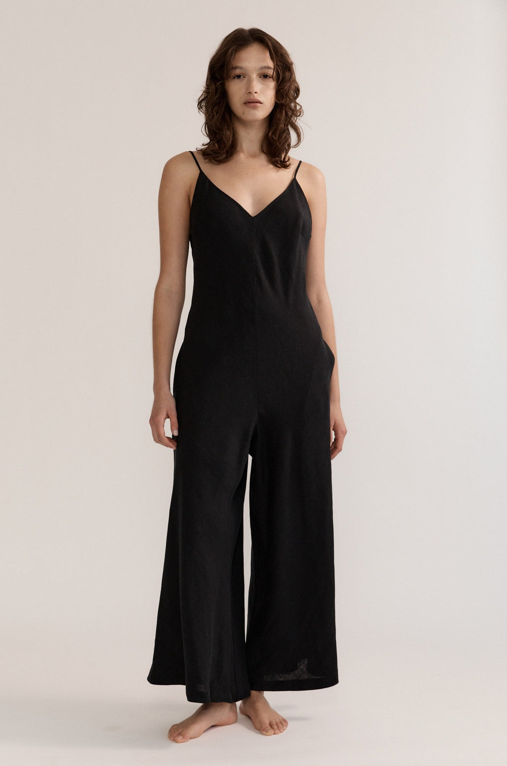 Black Jean Jumpsuit ANDREA JOEN