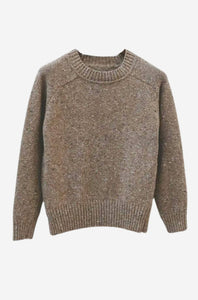 Donegal Merino Wool Sweater - Biscuit