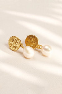 Tora Gold and Pearl Earrings