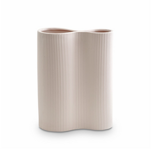 Ribbed Infinity Vase Medium (4 Colours Available)