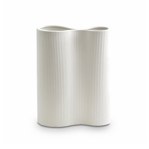 Ribbed Infinity Vase Medium (4 Colours Available)