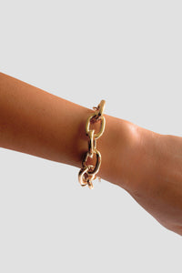 18K Chunky Link Chain Bracelet