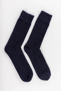 Ultra Soft  Alpaca Everyday Socks Navy
