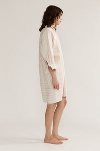 Pink Stripe Evie Shirt Dress