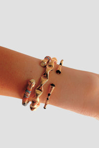 Epique Gold Bracelet - Black