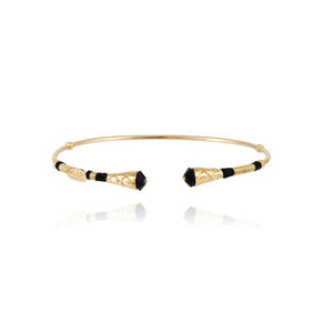 Epique Gold Bracelet - Black