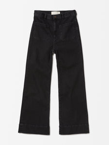 St Monica Cropped  Jeans Black