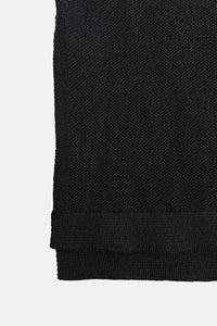 Extra Fine Merino Polo Shirt Black