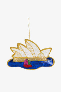 Opera House Sequin Hanging Decoration