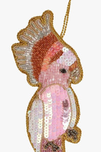 Galah Sequin Hanging Decoration