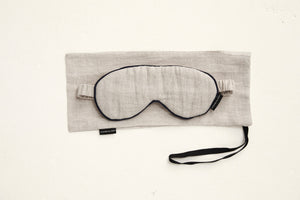 French Linen Eye Mask Extra Large