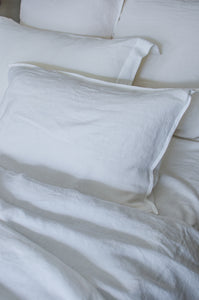 Snow French Linen Sheet Set