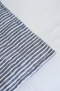 Quilted Linen Baby Cot Blanket