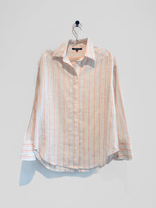 Pink Stripe Jean Shirt
