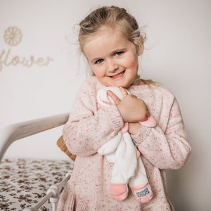 Boxed Pink Organic Bunny Comforter