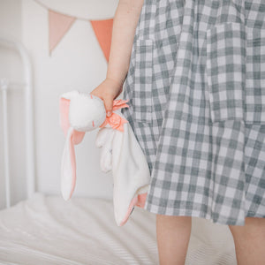 Boxed Pink Organic Bunny Comforter