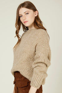 Taupe Mohair Blend Jumper