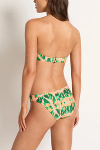 Shibori Print  Bandeau Bikini Top