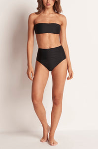 Black High Waist Bikini Pant