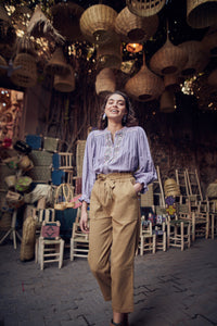 Arlove Camel Pants