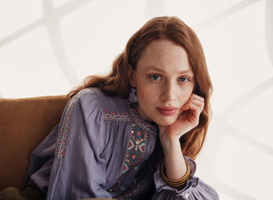 Jeannie Sequin Blouse