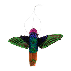 Jewel Hummingbird Sequin Decoration