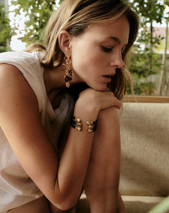 Sarina Bis Bracelet Acetate Gold - Ivory