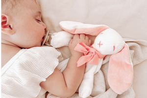 Boxed Pink Organic Bunny Comforter