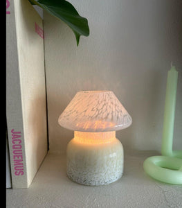 Pink Mushroom Candle Lamp