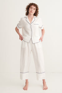 Snow Ivy Short Sleeve Shirt & Pants Pyjama Set