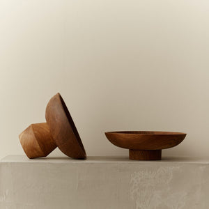 Teak Bowl Low