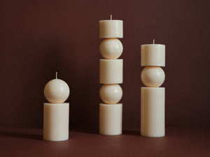 Bone Totem Set of Three Sculptural Candles