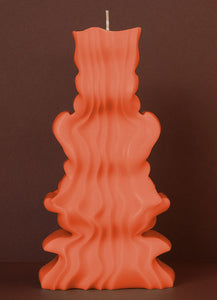 Caramel Ribbon Candle Large