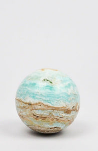 Caribbean Calcite Sphere with Stand