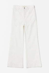 St Monica Cropped Jeans Natural White