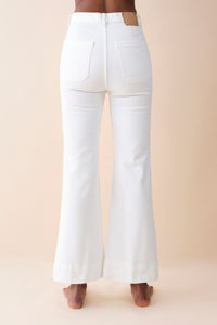 St Monica Cropped Jeans Natural White
