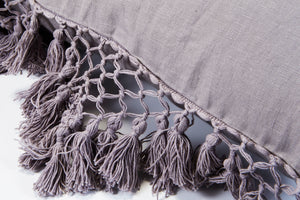 Hand Knotted Multi Fringing Cushion - All colours