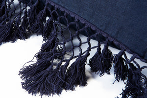 Hand Knotted Multi Fringing Cushion - All colours