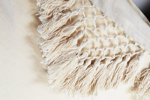 Hand Knotted Multi Fringing Cushion - All colours