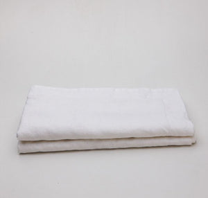 Snow French Linen European Pillowcase Set of Two