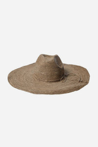 Raffia Wide Brim Hat Tea