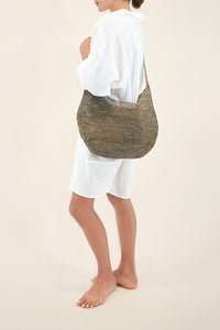 Raffia Crossbody Bag