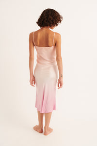 Ombre Silk Slip Dress