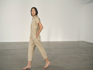 Chiffon Ivy Short Sleeve Jumpsuit