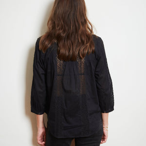 Lace Blouse - Black