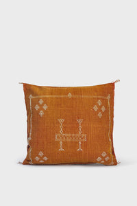 Moroccan Cactus Silk Square Cushion