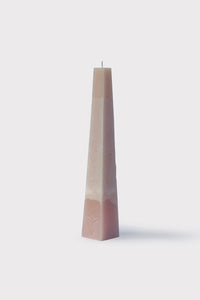 Blush Pink Handmade Candle with White Rose Scent