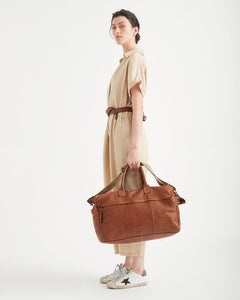 Cognac Travel Bag