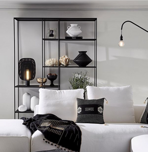 Black Textured Vase