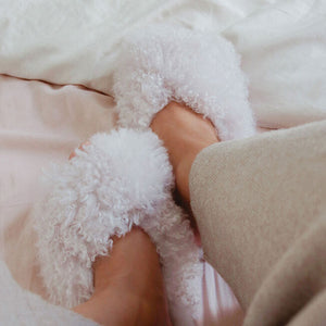 Curly Sheepskin Slide